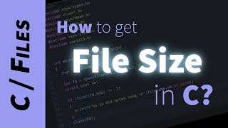 How to get a file's size in C? (stat, fstat, fileno)