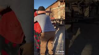 My husband and I surprising his parent in Mexico Credit lovelydiamarie
