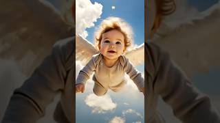 Cute baby is flying #babies #animation #cutebaby #adorable #flying