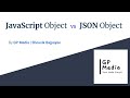 JavaScript Object vs JSON Object | JSON Crash Course