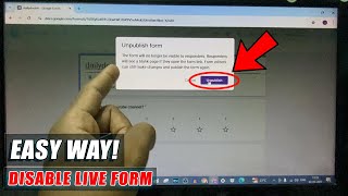 How To Disable Google Form Link 2025