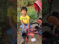 ईशान्वी शर्यत जिंकण्यासाठी काय करतं आहे बघा मित्रांनो 😄😄 shorts ytshorts funny cycle cycleride