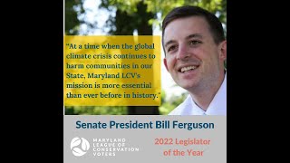 Senate President Bill Ferguson Speaks at 2022 Changemakers