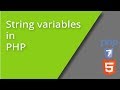 Strings in PHP