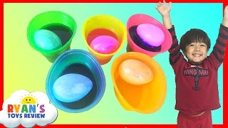 Coloring Easter Eggs with Paw Patrol Stickers Easter Toys Ryan ToysReview