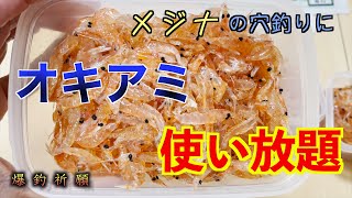 【オキアミ量産】穴釣りのバリエーションを増やすオキアミの加工方法