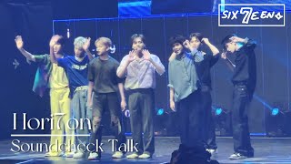 230909 TALK (soundcheck) @1ST CONCERT