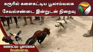 கரூரில் களைகட்டிய பூலாம்வலசு சேவல்சண்டை இன்றுடன் நிறைவு