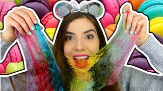 TĘCZOWY SLIME 🌈 GLUTY Z MAKARONIKÓW 🍭 GRAMPAULA