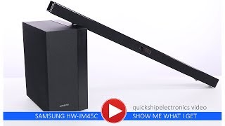 quickshipelectronics Samsung Wireless Soundbar HW-JM45C - unboxing