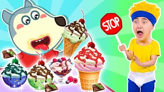 Fruit Ice Cream Song | Ten Little Fruits Song | Numbers Song | Kids Songs