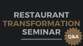 Q&A with David Scott Peters: What Is Restaurant Transformation Seminar All About?