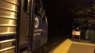 Final scheduled LIRR meet at Bridgehampton before signalization - Montauk trains 2720/2711 - 11/9/17