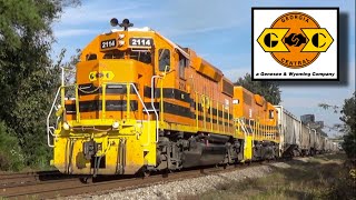 Shortline Rail Action: Morning trains in Savannah, Georgia