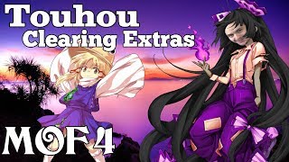 THE HARDEST SPELLS EVER!!!! | Clearing Touhou Extras (Touhou 10 MOF)