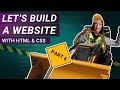 Responsive 4-column layout with CSS Grid | Build a responsive website from scratch (Part 6)