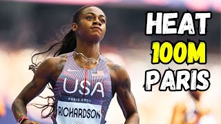 Sha'Carri Richardson dominated her HEAT at the Olympic Games in Paris 2024