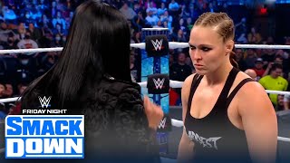 Ronda Rousey joins SmackDown for the first time ever | FRIDAY NIGHT SMACKDOWN | WWE ON FOX