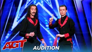 Demented Brothers: Magic Comedy Duo Get Simon Cowell All CONFUSED!