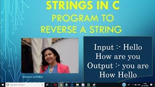 Program to reverse a String in C Programming Language #codeondemand