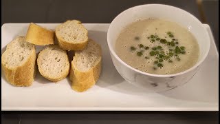 Healthy Celery Soup for Weight Loss | Easy \u0026 Delicious with Pea Topping \u0026 Crispy Bread!