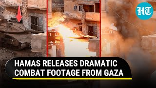 Hamas Fighters Surprise Israeli Forces In Gaza's Khan Younis With Point-Blank RPG Hits | Watch