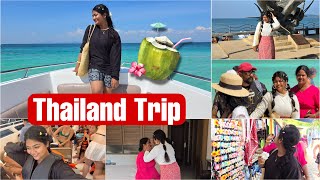 😱🔥 തല്ലുകൊള്ളാതെ രക്ഷപ്പെട്ടത് ഭാഗ്യം Phi Phi Island With Family ✨ Thailand Trip EP 1