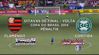Pênaltis - Flamengo-RJ 3 x 2 Coritiba-PR - Copa do Brasil 2014 - 03/09/2014