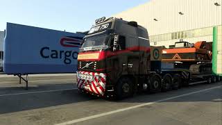 My heavy duty Volvo Fh 750 truck on the way to Munich