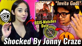 Bachu Shocked By Jonny Craze 🔥💛 | Godl Bgis Matches Date Reveal 😳 | Jonny React Bgis New Zone