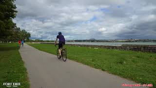 Shisong Walks - A Glimpse of Lake Erie and Peace Bridge