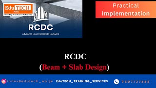 Beam & Slab Design with RCDC | BBS & Complete Design Process Explained