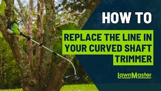 HOW TO: Replace Line in LawnMaster's Curved Shaft Trimmer