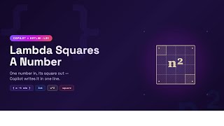 Kotlin with Copilot: Create a lambda function to square a number