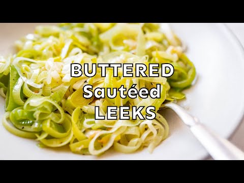 Easy Buttered Leek Recipe