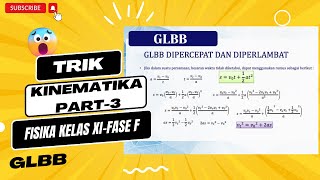 Gerak Lurus Berubah Beraturan (GLBB) Fisika Kelas XI Kurikulum Merdeka-Kinematika Part 3