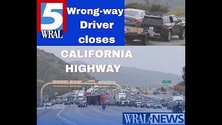Wrong-way driver refuses to surrender in standoff with CA police