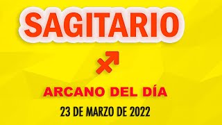 Arcano Del Día ♐ SAGITARIO 23 DE MARZO DE 2022 🌞 Tarot
