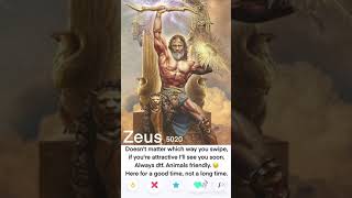 If Greek gods had Tinder