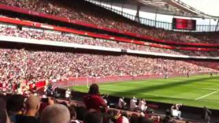 Arsenal Mexican Wave v AC Milan July 2010