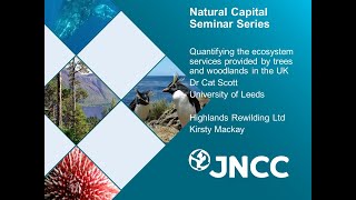Natural Capital Seminar Series - Terrestrial