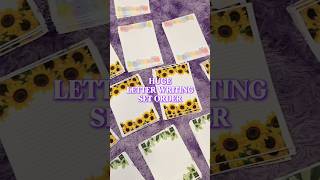 Pack a letter writing set order with me💜 #jw