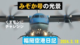 【天草エアラインみぞか号】天草エアラインみぞか号を福岡空港とその周辺で撮影しました。