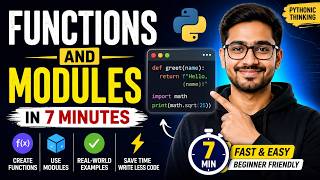 The Easiest Way to Understand Python Functions & Modules
