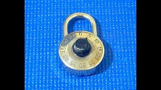 (Video 90) How to crack a Dudley dial combination lock