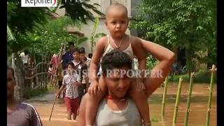 Flood water in Jajpur Bari