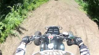 George Greenfield hillclimb ATV Open 1st run