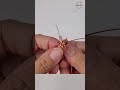 #shortsvideo | Making prong ring with faceted stone | easy DIY jewelry with wire