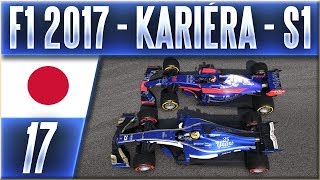 F1 2017 - Kariéra - S1 | #17 | Další Střet s Růžovkou (JAP) | CZ Let's Play