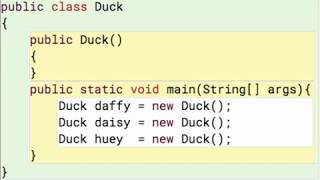 Java Objects 2: Creating three objects